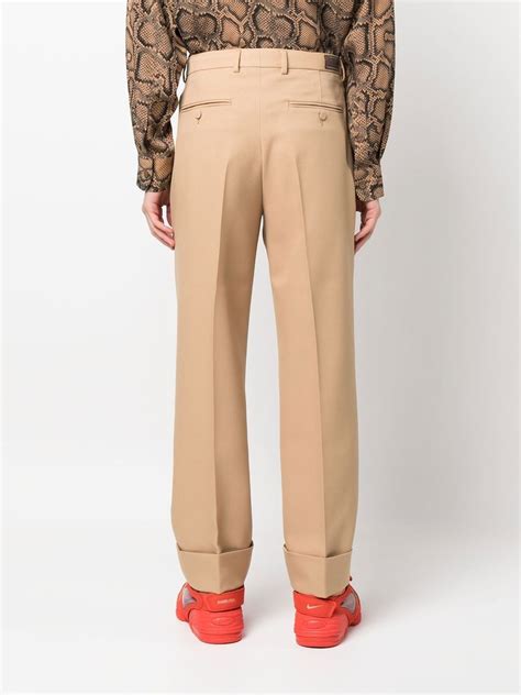 purple gucci pants|gucci high waisted pants.